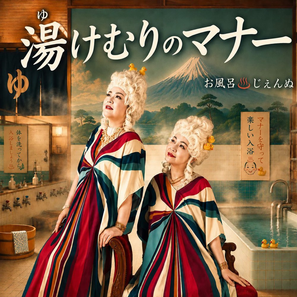 「湯けむりのマナー」ジャケット